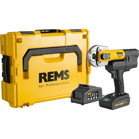 Rems – Pince à sertir Mini-Press 22V – Retour automatique – Sertissage rapide en moins de 4s – Pour raccords à sertir courants