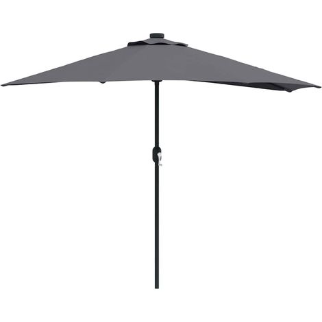 Parasol de jardin Anthracite 294 x 150 x 224 cm