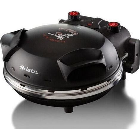 Four à pizza électrique 1200W – Pierre réfractaire – Température max 400°C – Diamètre 33cm – Cuit en 2 minutes – Ariete