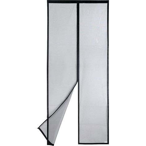 Magnetisches Moskitonetz für Türen (100x210, Schwarz) (1/5)