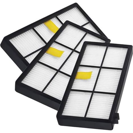 6pcs Filtres – Roomba 800 900 (850-980) – Haute compatibilité – pour nettoyage maison – 110x53mm (1/4)