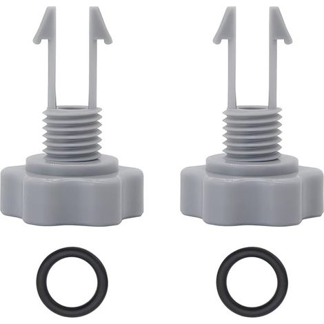 Packung mit 2 Ersatz-Entlüftungsventilen und O-Ringen für Intex Filterpumpe 10460 10264-2