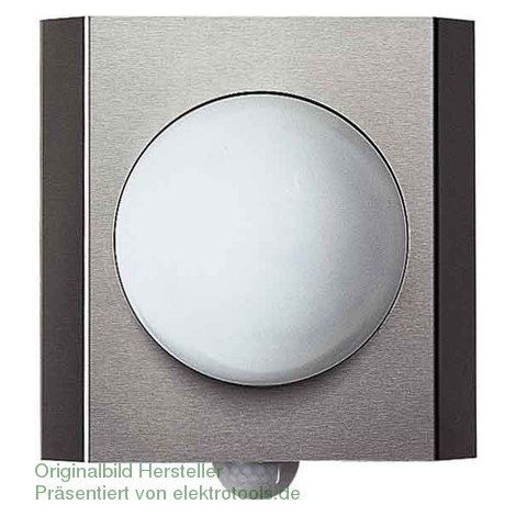 Albert Aplique de pared moderno acero inoxidable 75W E27