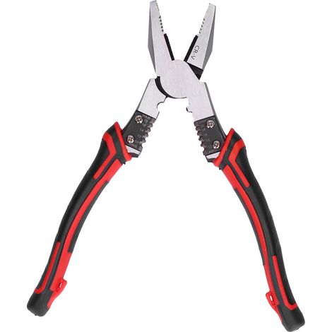 Pince à sertir industrielle 20,32 cm, dénude-fils et coupe-câble électrique, outil de sertissage terminal (1/5)