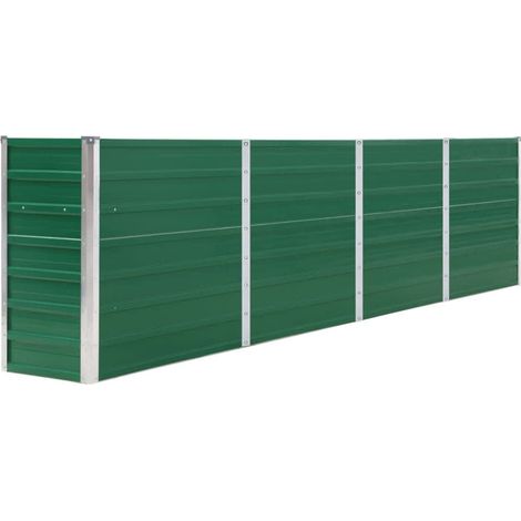 Maison Exclusive - Hochbeet 320 x 40 x 77 cm Verzinkter Stahl Grü
