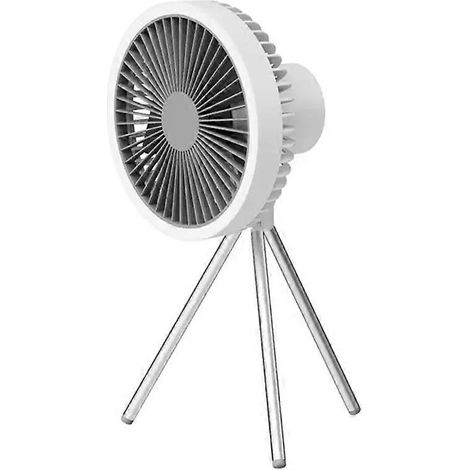 Ventilateur de camping portable 10 000 mAh avec lampe verticale suspendue pour tente (1/4)