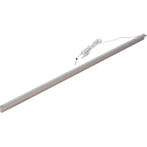 Barre lumineuse LED double face de 60 cm pour sous-meuble, idéale pour placard, bibliothèque ou armoire (lumière chaude). (1/5)