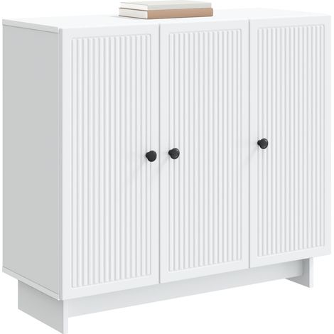 Sideboard/Anrichte/Buffet Weiß 89 x 34,5 x 80 cm Holzwerkstoff LXWW516157 (1/5)