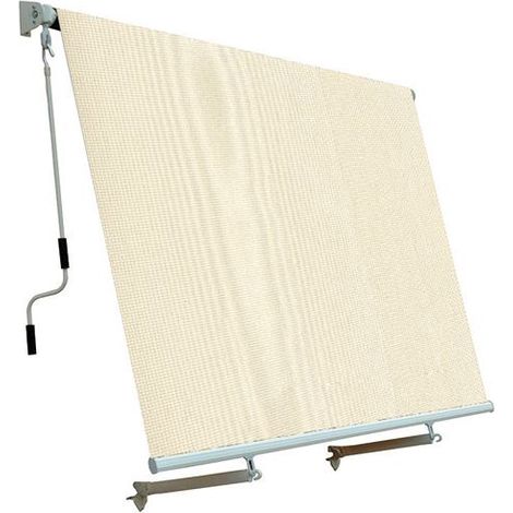 Tenda da sole per balcone con sistema a caduta Colore ECRU 250x250 cm PAPILLON (1/3)