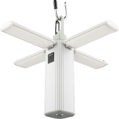 Lanterne de camping solaire rechargeable 2000 mAh pliable pour tente de camping, alimentée à l'énergie solaire, 3 modes d'éclairage, lanternes solaires suspendues d'extérieur, lampes de secou (1/4)