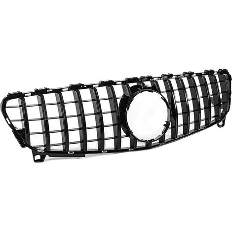 Frontstoßstangengrill, verbesserter Luftstrom, stilvolles Design, glänzend schwarz (1/2)