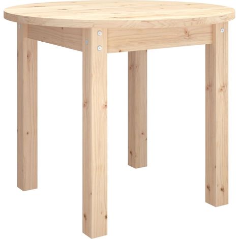 Maison Exclusive - Couchtisch Ø 55x45 cm Massivholz Kiefer