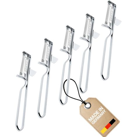 Westmark 5 Pelapatate universali con punta, Famos, L'originale, Lama in acciaio inox, Argento, 106122E3 (1/4)