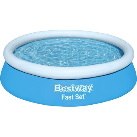 Kit Piscine Gonflable Ronde Fast Set - 183 cm x 183 cm x 51 cm - Bleu (1/5)