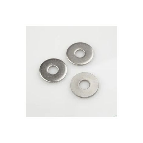 RONDELLA GREMBIALINA PIANA D 5,3X 20MM INOX A2 UNI6593 500 PZ