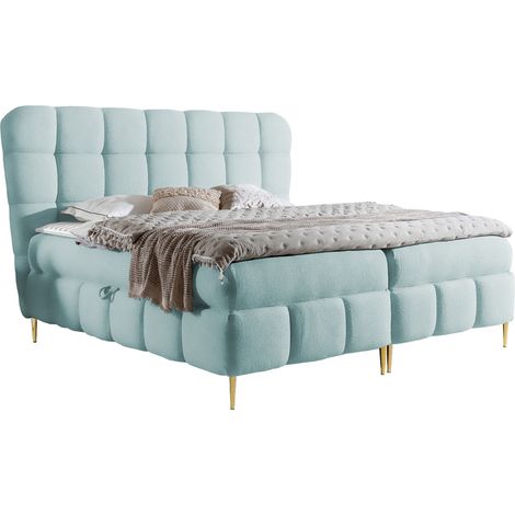 Cama continental Musica, Freya 210.30, Continental, Doble, 180x200, Tapiz, Somieres, 204x208x122cm