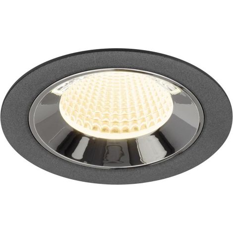 Spot encastré Numinos M noir/chrome 3000K - 40 deg - 1009618