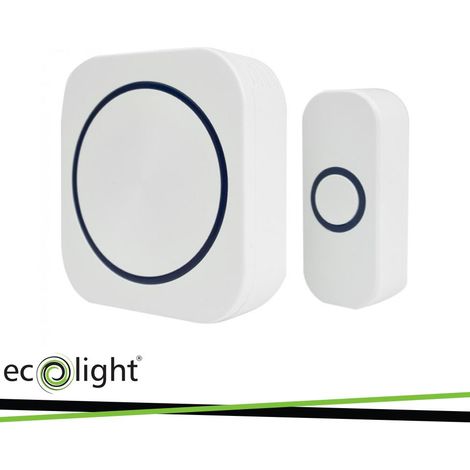 CAMPANELLO WIRELESS A BATTERIA BAM-02 BIANCO (1/3)