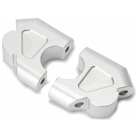 Riser manubrio per BMW R1200GS LC R1200GS Adventure R 1200GS Rally R 1200 GS R1250GS 1G13 K50 - Argento (1/5)