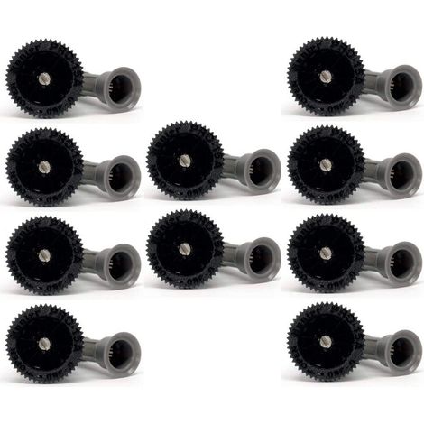 Lot de 10 Buse réglable Hunter 15A pour tuyères d'arrosage, portée 4,6 mètres, angle réglable (1/2)