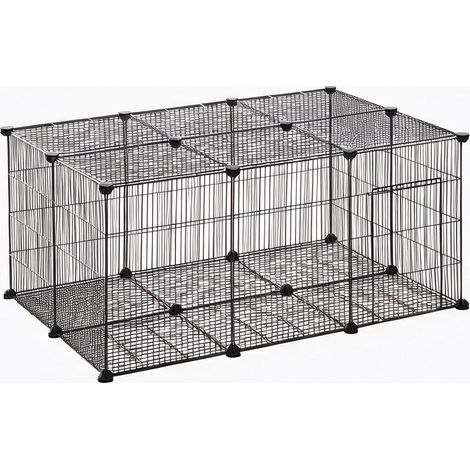 Cage pour rongeur negro en métal PP 105 x 70 x 45 cm (1/5)