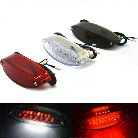 Feu arrière universel de moto/vélo à 28 LED de haute qualité, feu stop rouge, 1 pièce (1/5)