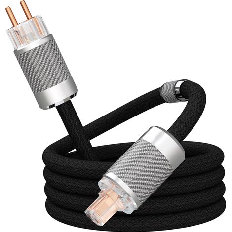 Câble d'alimentation 2 m, C15, 10 AWG, 125 V/15 A, pour haut-parleurs, caisson de basses, tourne-disque, amplificateur, DAC (1/5)