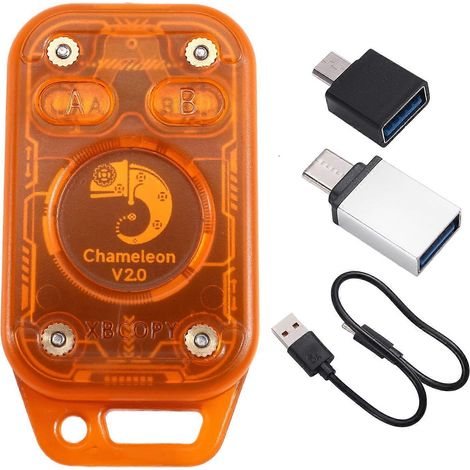 Émulateur de lecteur de puces RFID Chameleon V2.0 125 kHz 13,56 MHz, décodage de cartes, duplicateur NFC, redémarrage de l'émulateur de cartes à puce (1/5)
