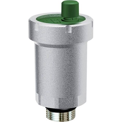 GAISER -Válvula de purga de aire automática recta en latón FAR 2045  Cromo - 3/8" (1/2)