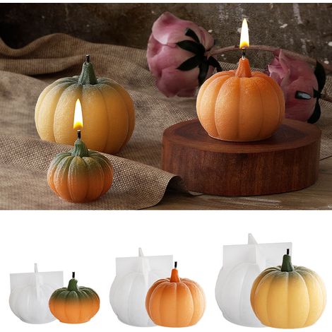 Moule À Bougie Squelette - En Plâtre - Pour Décor Halloween Extérieur Et Intérieur - Idéal Pour Cire, Savon Ou Résine - 1 Pièce (1/3)