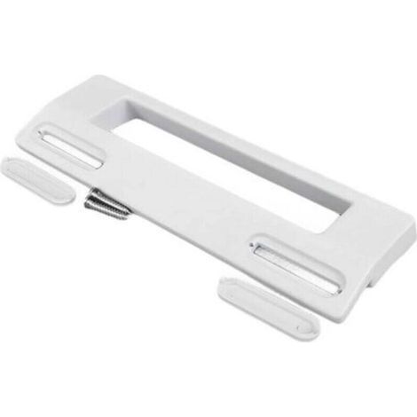 Poignée de réfrigérateur universelle blanche amovible, Poignée porte freezer - Entraxe trous de 90 mm à 170 mm-18560mm (1/4)