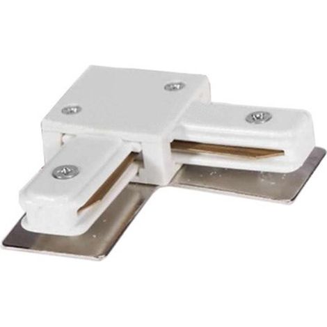 Connettore Tipo L per Binario Monofase UltraPower Bianco (1/2)