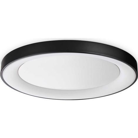 Ideal Lux PLANET Integriertes LED-Halbbündiges Licht Schwarz 3000Lm 3000K (1/2)