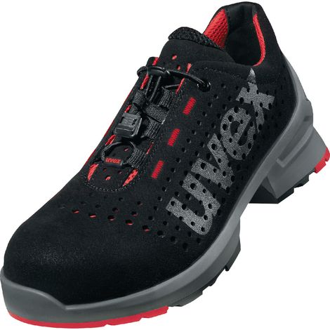 uvex Halbschuhe 1 S1 85468 schwarz rot Weite 11 Gr. 52 (1/2)