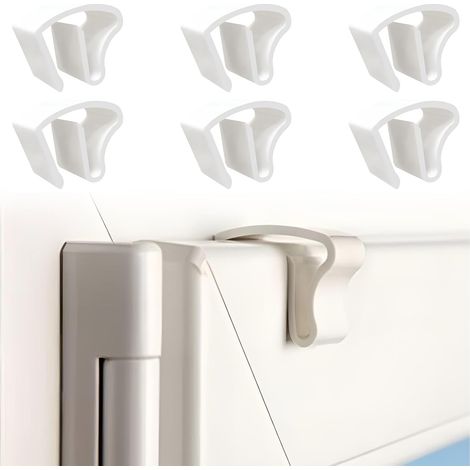 supports de fixation pour stores vénitiens, support universel, fixation sans perçage pour stores enrouleurs en aluminium, compatible avec les stores vénitiens en aluminium. (1/5)