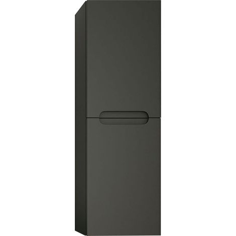 Kibath Mueble auxiliar de baño VICTORIA 35x27 cm acabado GRAFITO mate de colgar (1/5)