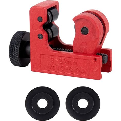 Mini Pipe Cutter Ø 3-22mm Small Pipe Cutter Copper Pipe Cutter Cutting Tool for Cutting Copper Pipes PVC Aluminum Plastic Deep Hole Marker (1/5)