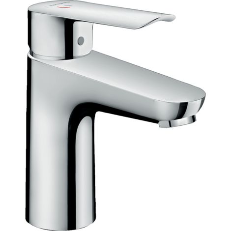 HANSGROHE 100 CoolStart mezclador de lavabo, con palanca extraíble y desagüe automático de plástico cromado (1/4)