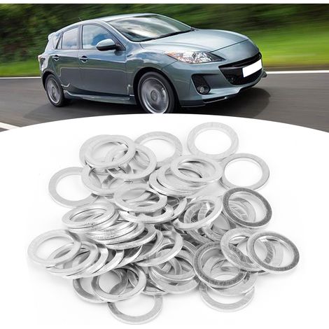 Lot de 50 joints toriques pour bouchon de vidange d'huile (réf. 995641400) compatibles avec Mazda 323, 626 et 929 (1/5)