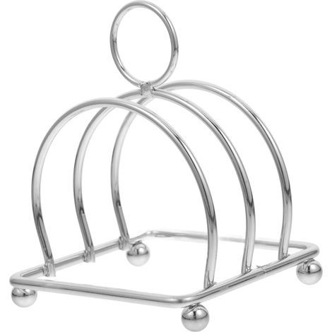 1 Porte-Toast,Acier Inoxydable,2 Fentes,Support Pain,Organisateur Cuisine,Salle à Manger