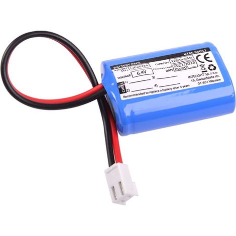 LiFePO4 6,4 V 1000 mAh Starlet-Akkupack – L50 x B36 x H18 – 96052