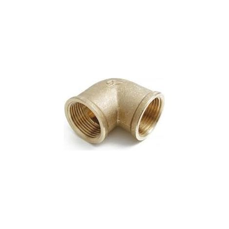 CODO ROSCA HEMBRA LATÓN 3/4"