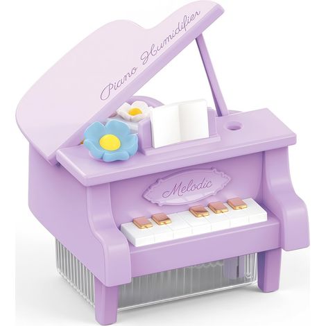 Humidificateur portable pour bébé avec 2 modes de brume, grand réservoir de 350 ml, silencieux pour bébé/crèche/bureau, mini hydratant portable (violet) (1/5)