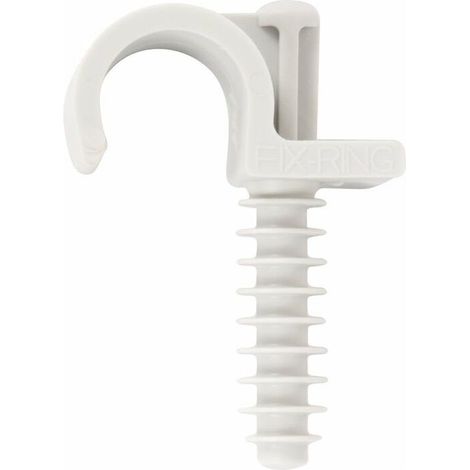 Collier cheville plastique simple - Tube diamètre 25 mm - Vendu par 100 - IFix-Ring - ING Fixation (1/4)