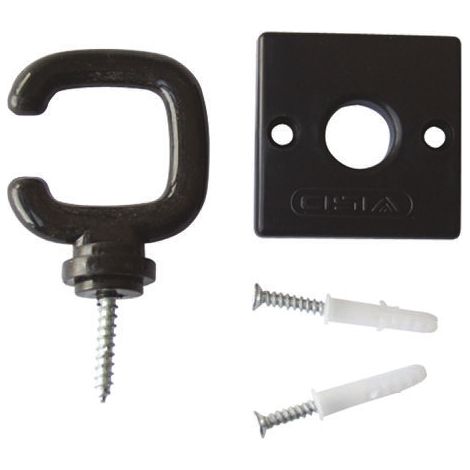 Barrière sécurité RS PRO noir en Polypropylène ( Prix pour 1 )