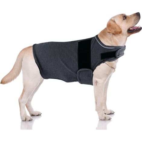 Veste Apaisante Pour Chien - Matière Douce Sans Irritation - Adaptée Aux Visites Vétérinaires Et À L'Anxiété De Séparation - Tailles A Et L (1/5)