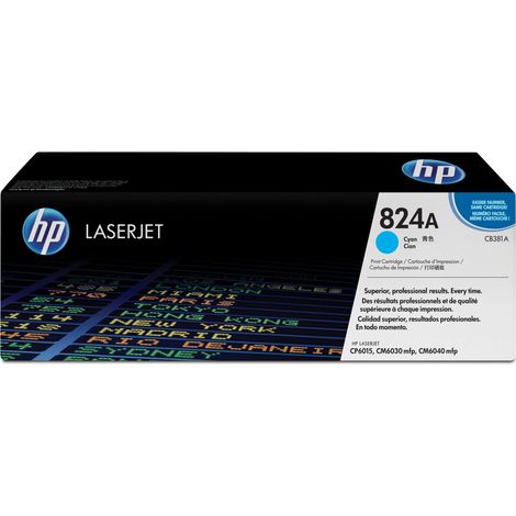 HP Cartridge No 824A HP824A HP 824A Cyan (CB381A) (1/4)