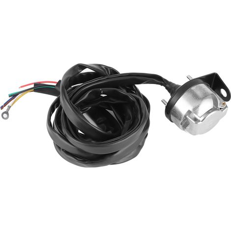 Connecteur de remorque européen à 7 broches, câble de 2 m pour véhicules utilitaires et semi-remorques (1/5)