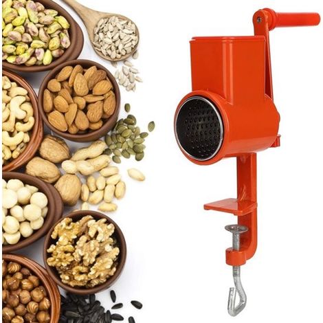 Macinino manuale per cereali, avena, mais, frumento, caffè e frutta secca. Macinacaffè manuale. (1/5)