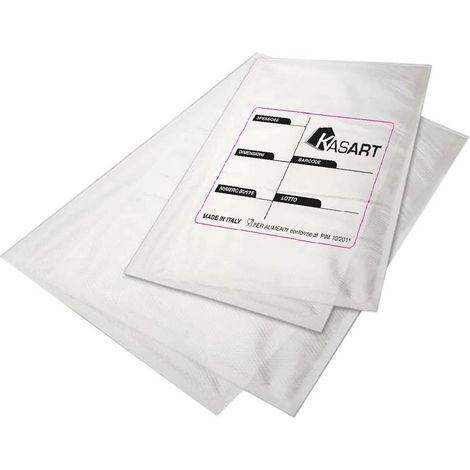 SACCHETTI PRETAGLIATI GOFFRATURA A ROMBO 12 x 20 - confezione 100 pezzi